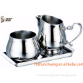 Novelty Silver Plated Creamer And Sugar Bowl Set For Quick Afternoon Tea